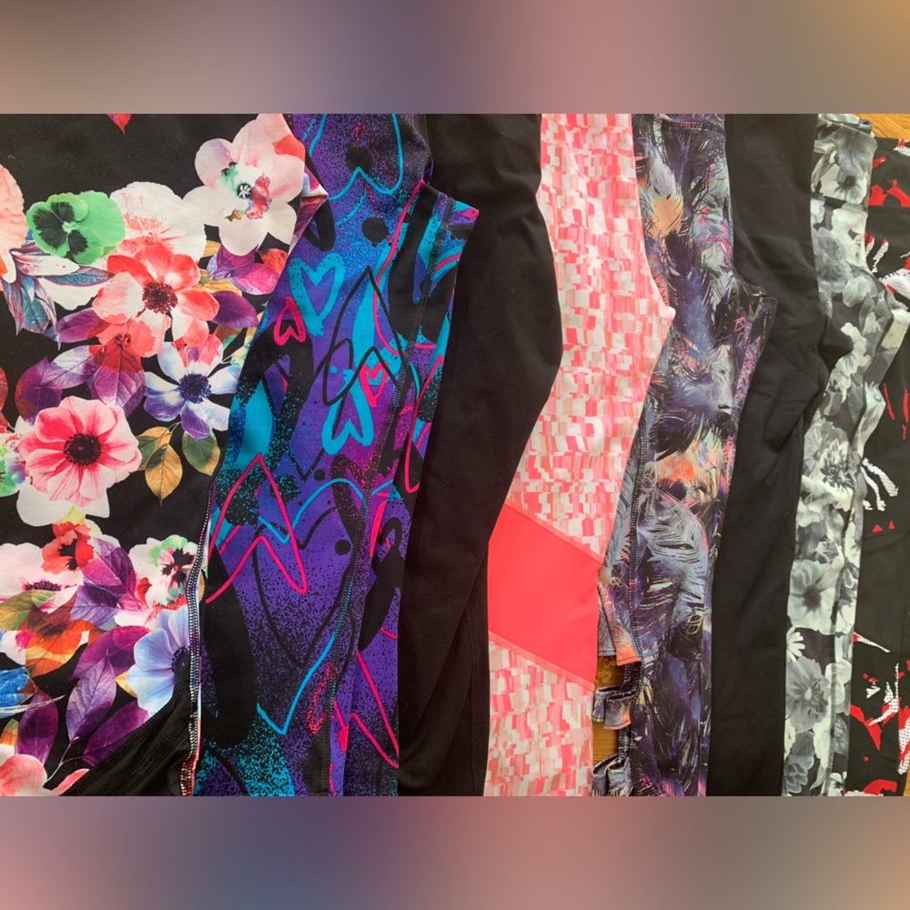 Colorful Patterned Leggings Set